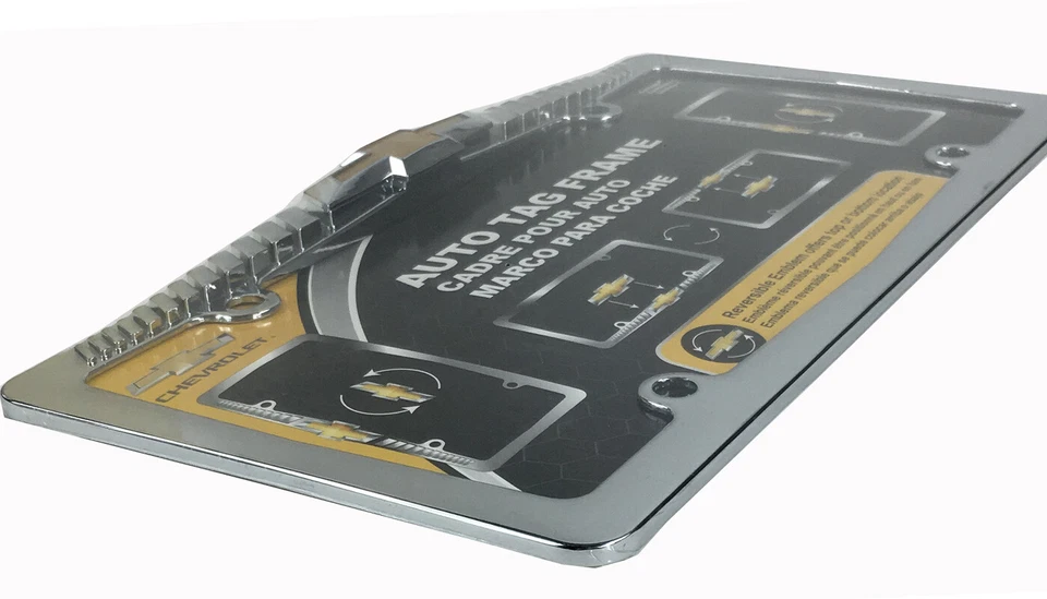 5pc Set Chevy Elite Style Car Truck Front Rear Floor Mats License Plate Frame - Imagem 3 de 4