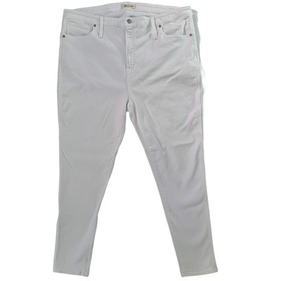 Madewell High Rise Skinny Jeans size 36 in White 