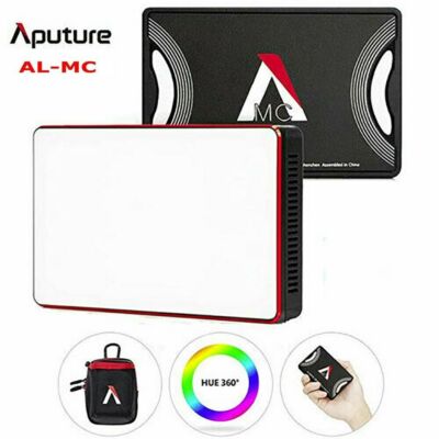 Aputure AL-MC Portable LED Light 3200K-6500K RGB light HSI/CCT/FX Video Lighting