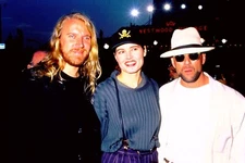 BRUCE WILLIS, GEENA DAVIS, & REENY HARLIN - DIE HARD III PREM - '95 - 35mm SLIDE