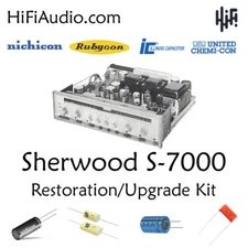 Sherwood S7000  restoration recap repair upgrade rebuild kit capacitor