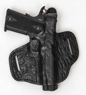 On Duty Conceal RH LH OWB Leather Gun Holster For Dan Wesson 1911 4''