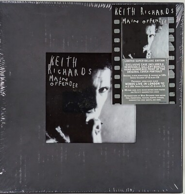 Keith Richards / The Only Offender ボックス Main Offender SIGNED LTD SUPER DELUXE BOX SET - Keith Richards
