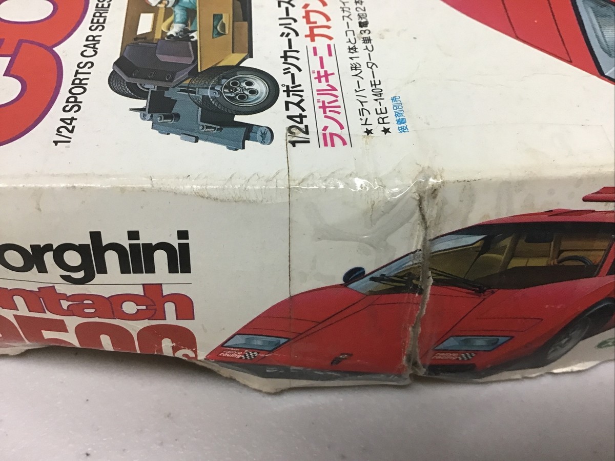 Maquette Tamiya 1/24 Lamborghini Countach LP500S – Rare, Ref 24006, D'occasion
