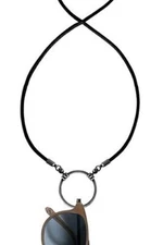 LA LOOP Leather 577BL with Loop 30mm in Diameter | Swivel Hinge Technology for 3