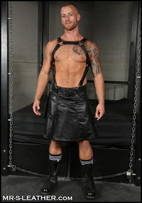 gay leather kilt