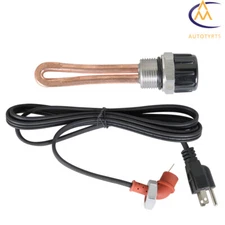 Engine Block Heater Element & Cable Cord For 03-10 Ford Super Duty 3C3Z6A051AA