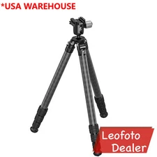 Leofoto SA-364CX+MG-40X Arca & Picatinny Clamp Outdoors Tripod with Ball Head