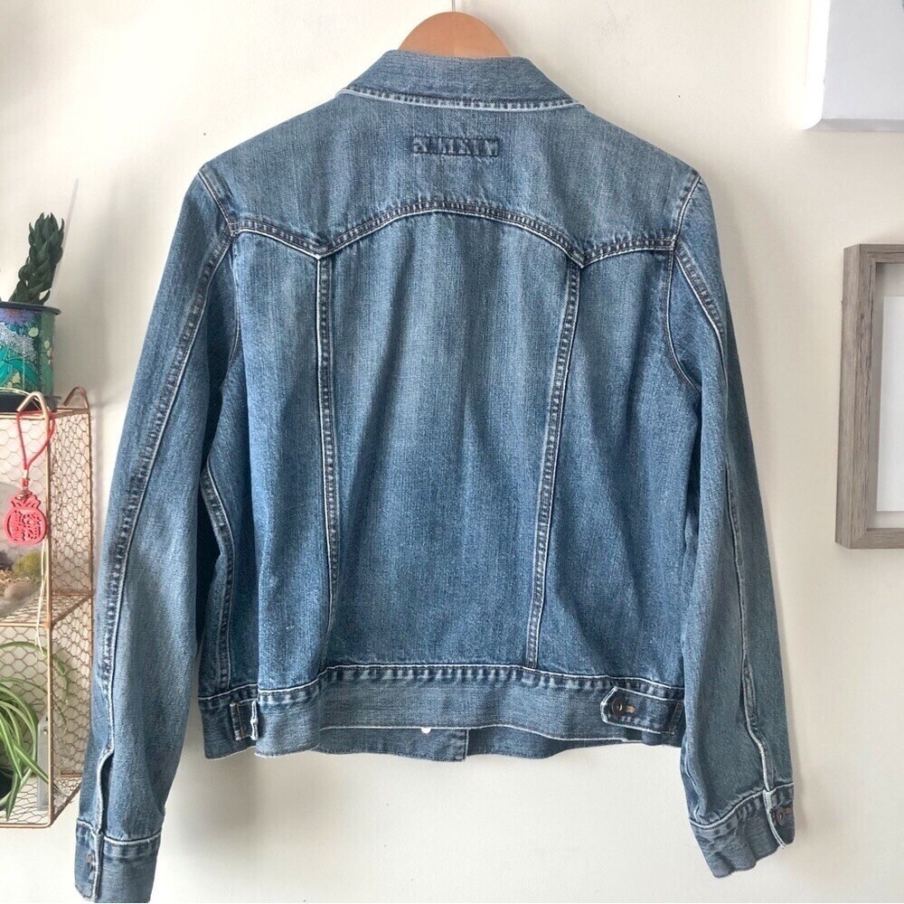 GAP Blue Denim Jacket Vintage 2002 Y2K Size XL | eBay