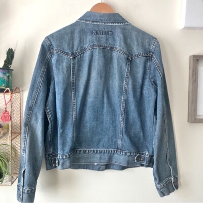 GAP Blue Denim Jacket Vintage 2002 Y2K Size XL | eBay