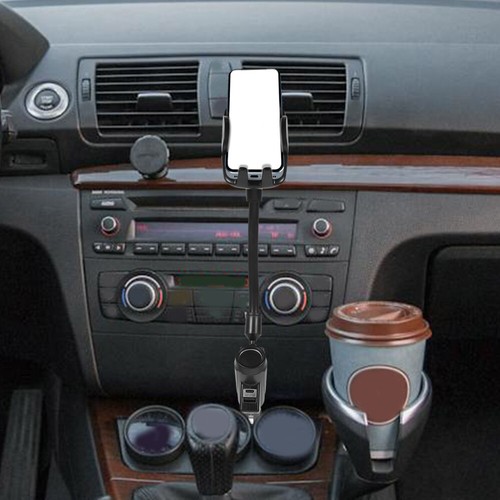 Car Phone Mount with Dual USB Charging Ports for 3-6.5 Inch Devices - 第 8/12 張圖片