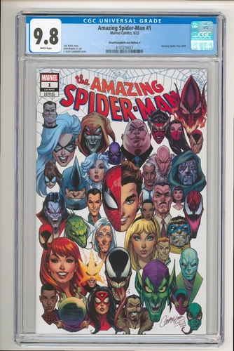Amazing Spider-Man #1 J. Scott Campbell Faces G Variant CGC 9.8