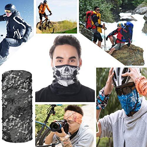 6PCS Outdoor Headband Elastic Seamless Bandana Neck Gaiter Scarf Boho Series 2 - Picture 6 of 7