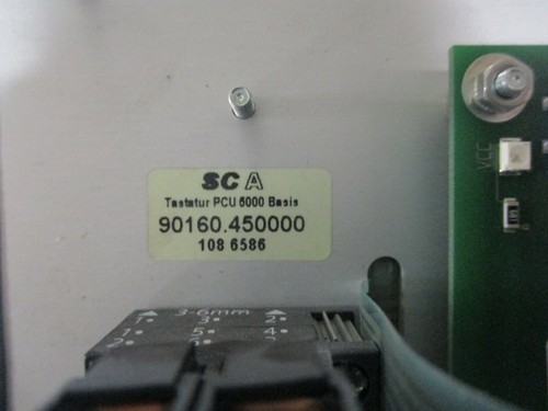 SCA Tstatur PCU 5000 Basis 90160.450000 Panel SCA 10856701.01 Controller*Tested* - Picture 11 of 11