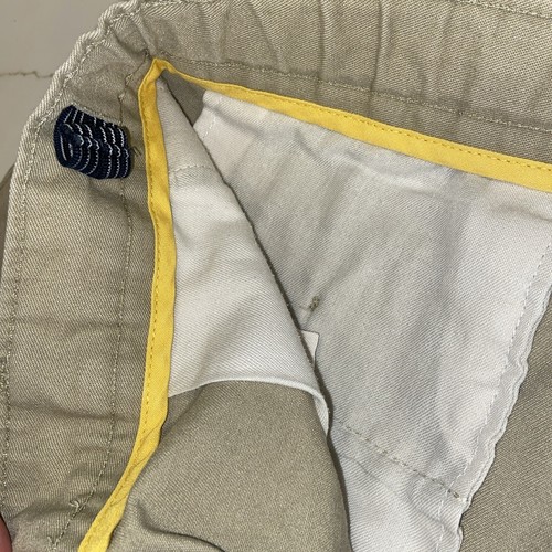 Dennis Uniform Flat Front Shorts, Boys B16 Khaki Beige - Picture 8 of 10