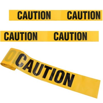 Warnband Gelb Schwarz, 7.5 cm x 20m Gefahr Warnung Absperrband Absperrung Ban...