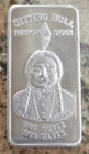 1973 SITTING BULL 1 OZ. .999 SILVER BAR, PATRICK MINT