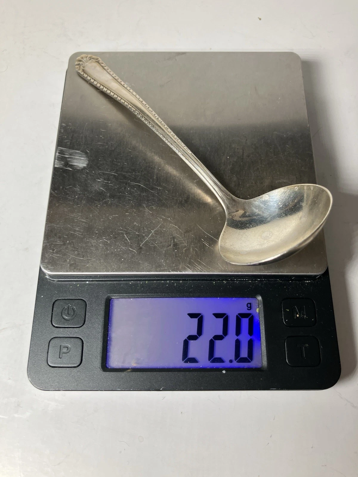 National Silver Co Gravy Cream Ladle Sterling 5” long 22G