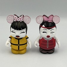 2 Disney Vinylmation Cutesters Series 5 Red & Pink Black & Yellow