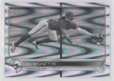 2022 Topps Chrome Sonic Black & White RayWave Refractor Bo Bichette #38 3a1