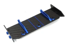 Carbon Fiber Rear Aero Wing Kit for Traxxas 1/10 Rustler 2WD 3721