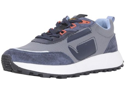 G-Star Raw Men's Theq-Run-LGO-MSH Sneakers Low-Top Trainers Shoes Navy