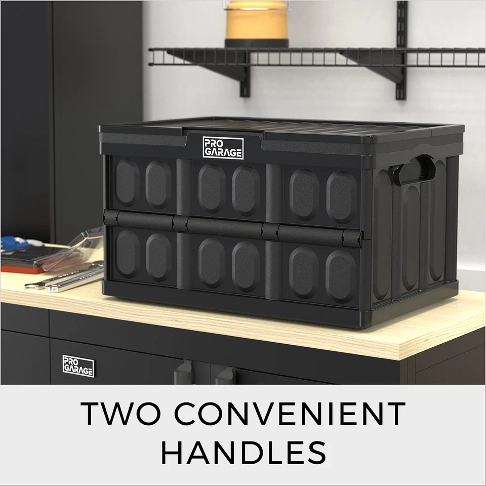 Contenedor de almacenamiento utilitario ProGarage 10848 de 12 cuartos, negro Foto 4 de 4