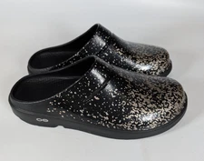 Oofos Oocloog Clog Recovery Shoes Women's Size 11 Splatter Unisex Slip On Clogs