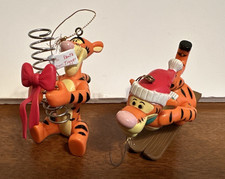 Disney Winnie The Pooh Tigger Figures Christmas Tree Ornament Lot-skiing,etc