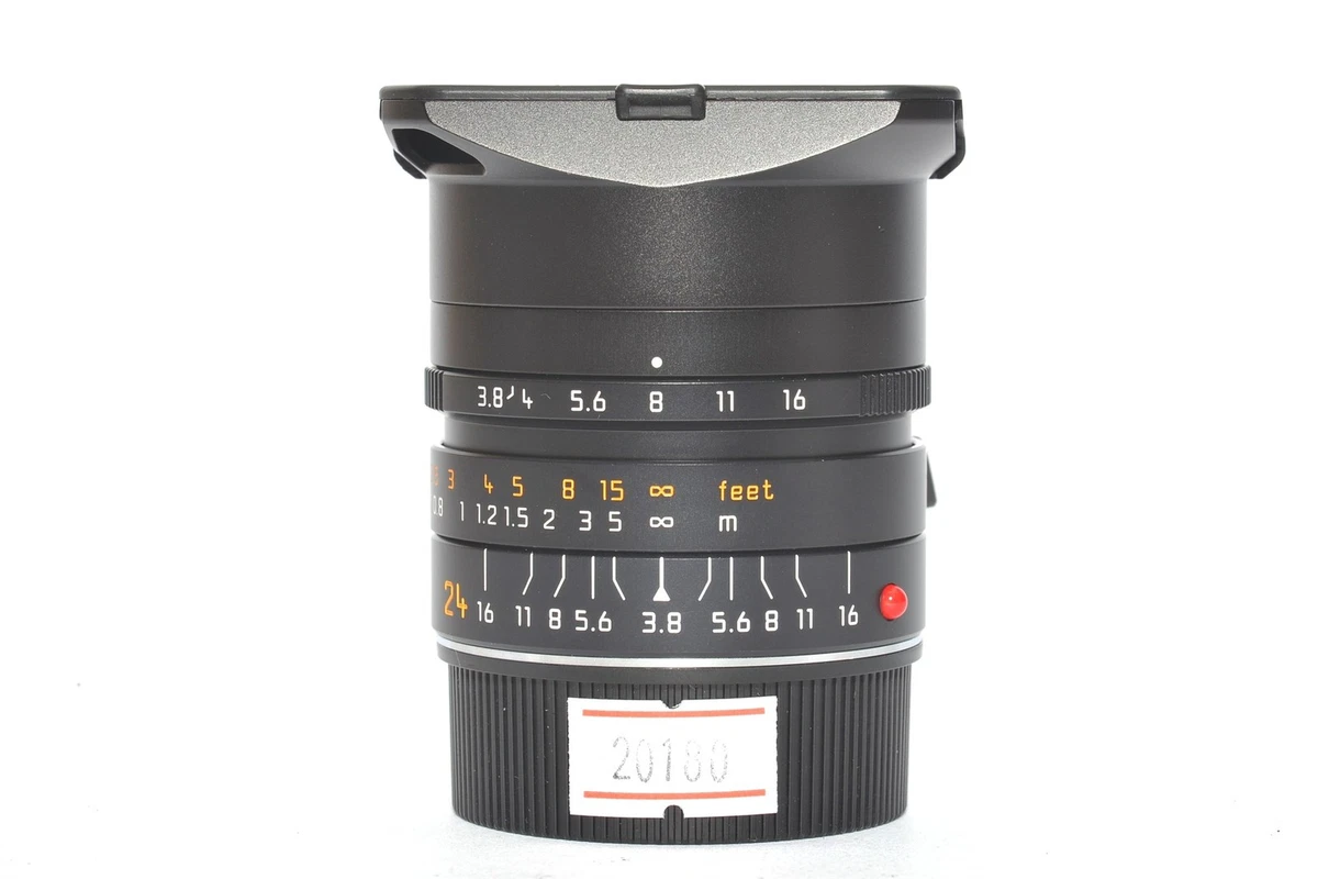 ELMAR-M 24 mm f/3.8 ASPH　スーパーエルマー元箱あり Leica ELMAR-M f/3.8 Camera Lenses 24mm Focal for sale | eBay