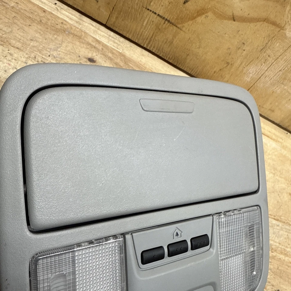 2005-10 HONDA ODYSSEY PILOT ACCORD OVERHEAD MAP DOME LIGHT W/ CUBBY Gray Foto 3 de 4