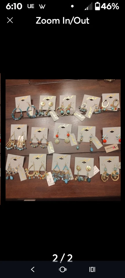 Bisutería 15 Juegos De Pendientes Lote Mixto De Pendientes A Granel Foto 2 de 2