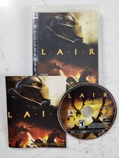 LAIR PS3 Playstation 3 Game Disc Manual and Case Complete Tested Works