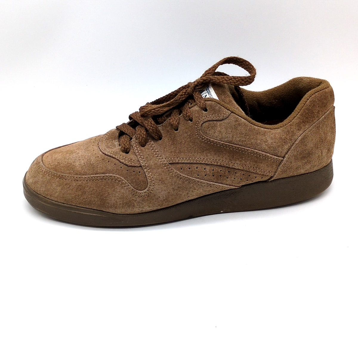 Hush Puppies Shoes Womens Bounce Brown 9 Suede Walking Sneakers