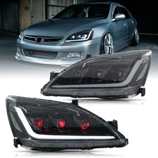 For Honda Accord Sedancoupe 2003-2007 Headlights Wstartup Animation Headlamps For Honda Accord Sedancoupe 2003-2007 Headlights Wstartup Animation Headlamps