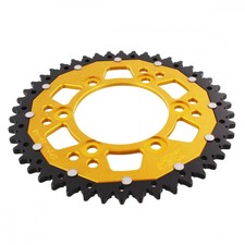 Kettenrad Alu gold 46-Zähne 520-Teilung für Ducati Monster 900 ie Bj. 2000-2002