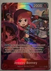 One Piece Card Game Jewelry Bonney EB04-002 Alt Art OP14 ENGLISH