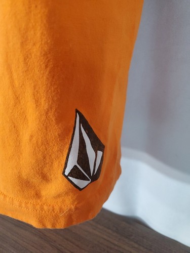 Volcom T-Shirt Men's Size Medium Orange Short Sleeve Skater Casual - Picture 5 of 10