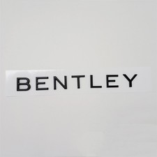 Matte Black Rear Script Bentley Emblem Matte Black Rear Script Bentley Emblem