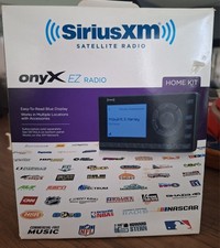 SiriusXM Onyx EZ Satellite Radio Home Kit Blue Display Black XEZ1H1