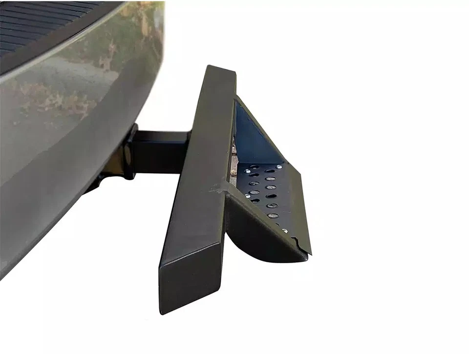 Black Horse 2" Inlet Impact Hitch Rear Step Black Steel Guard Fit All SUV IM-HSB - Image 4 of 4