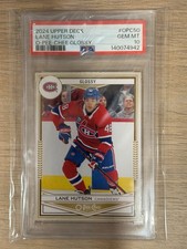 Lane Hutson OPC GLOSSY GOLD ROOKIE PSA 10