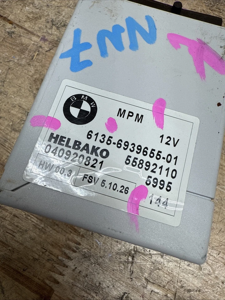 04-07  BMW E60 E63 525i 530i 545i 645Ci Micro Power Control Module 6135-6939655  - Image 2 of 4