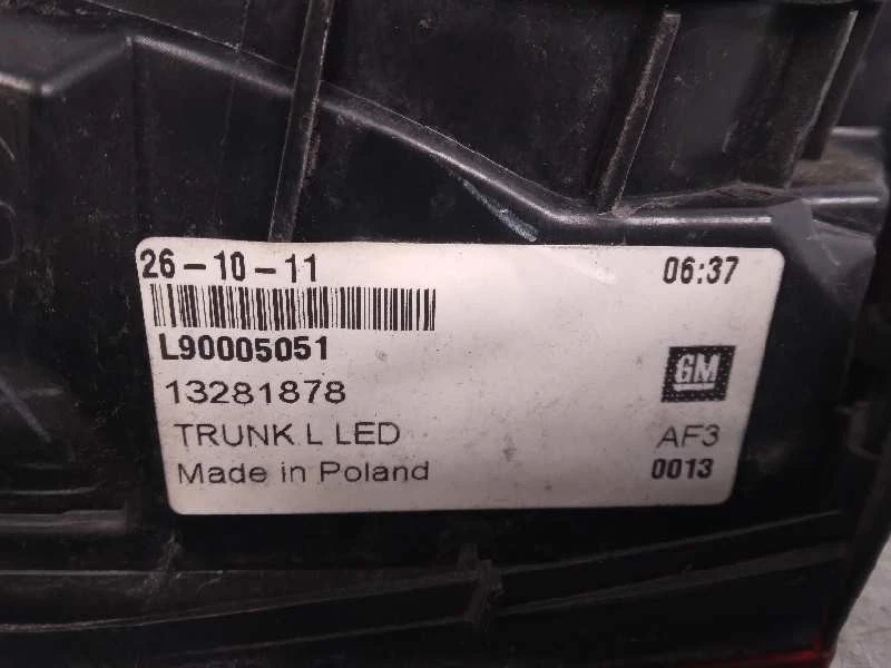 13281878 LUCE DI CODA INTERNA SINISTRA / L90005051 / 961237 PER OPEL ASTRA J GTC - Immagine 4 di 4