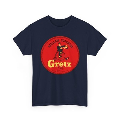  Gretz Beer Philadelphia PA Mellow Goodness Man Bike Dog Retro T-Shirt
