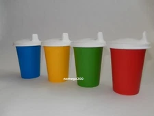 Tupperware 7-oz. Bell Tumblers and Sipper Seal Set of 4