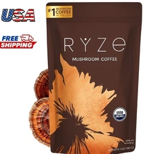 Organic RYSE Mushroom Coffe 30 Servings [Free shipping ]