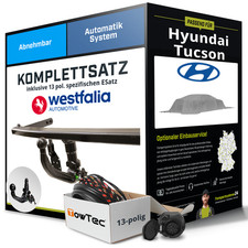 Anhängerkupplung WESTFALIA abnehmbar für HYUNDAI Tucson +E-Satz Kit NEU