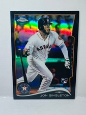Jon Singleton Houston Astros 2014 Topps Chrome Black Refractor 68/99 RC MB-44