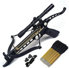 Cobra System Self Cocking Pistol Tactical Crossbow, 80-Pound